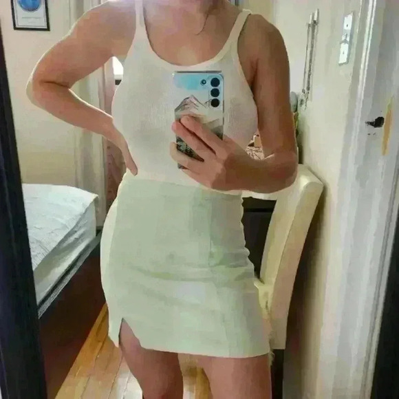 Abercrombie & fitch Linen Mini Skirt in Light greenNWT size XS - Picture 1 of 8